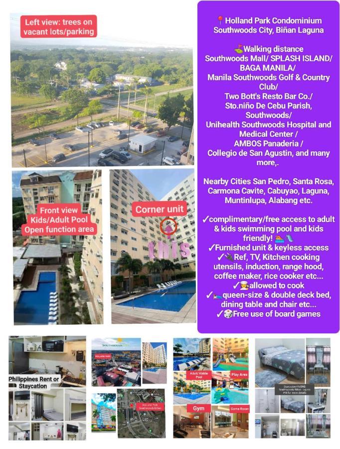 Budget Accommodation Holland Park Condominium Southwoods Binan Laguna Jalang Extérieur photo